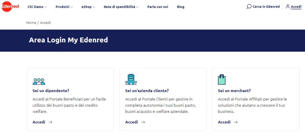 edenred contatti  