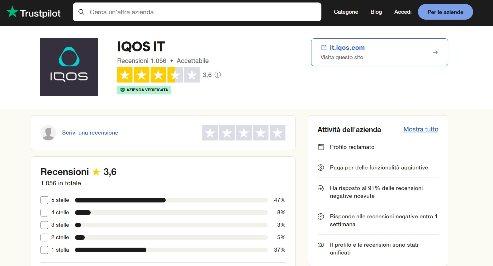iqos assistenza