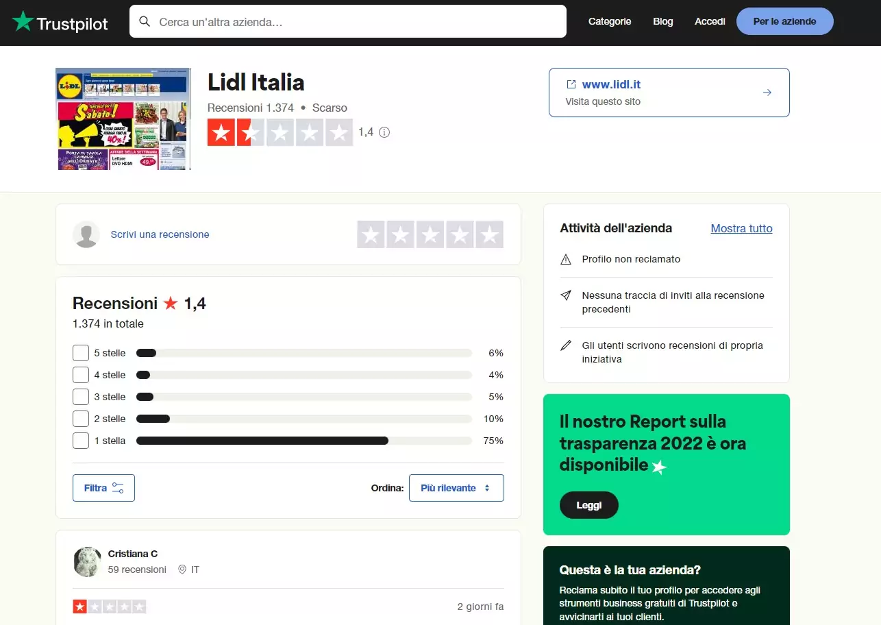 numero verde lidl