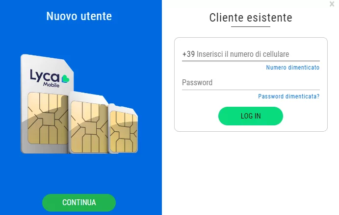 servizio clienti Lycamobile