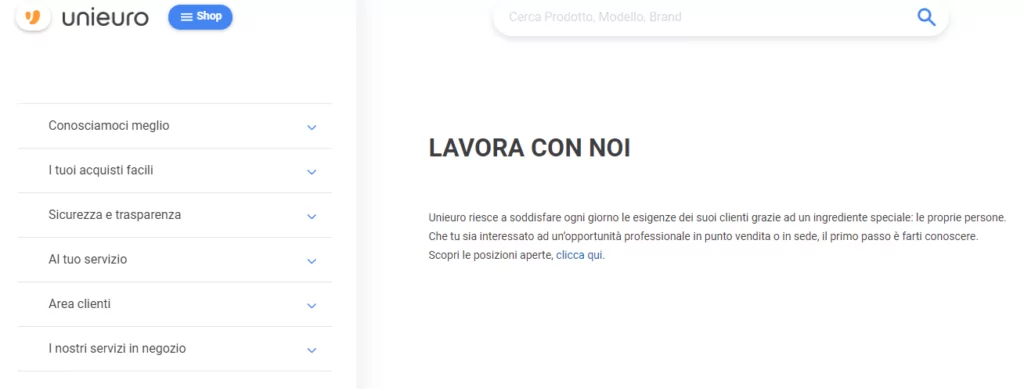unieuro contatti 