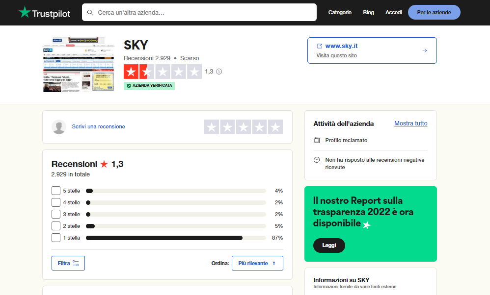 sky wifi recensioni