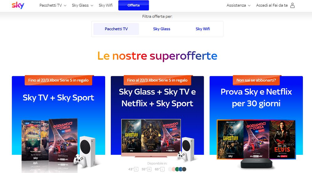 assistenza sky