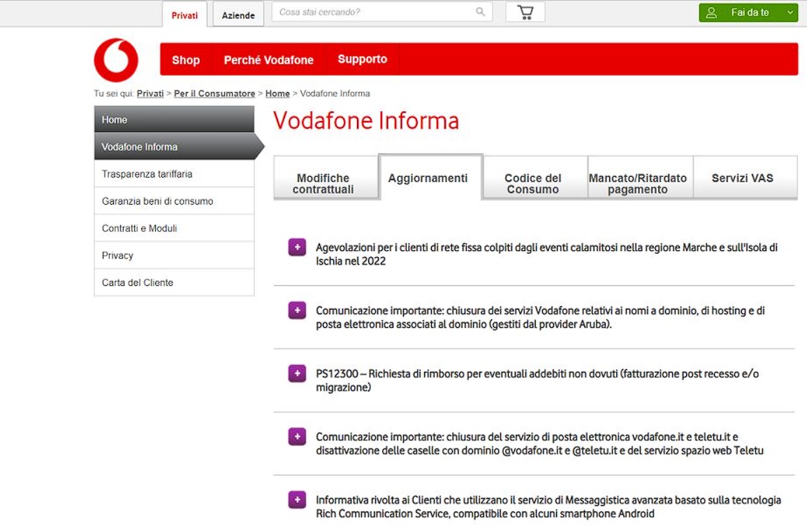 numero verde vodafone