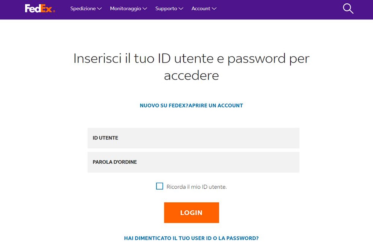 fedex servizio clienti 