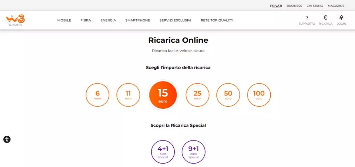 windtre area clienti